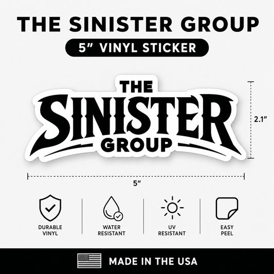 The Sinister Group 5” Vinyl Sticker
